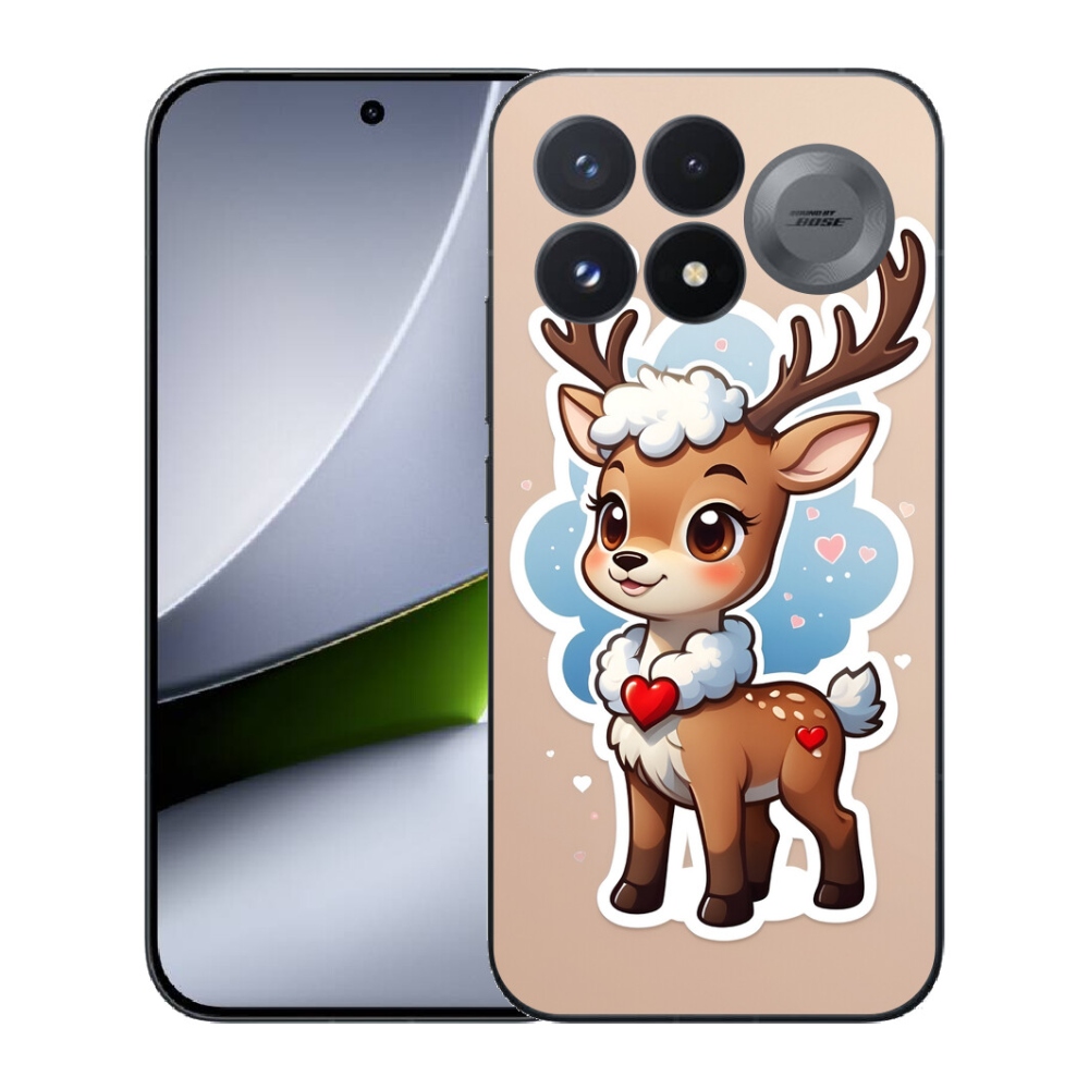 mmCase géltok a Xiaomi Poco F9 Pro 5G-hez – rajzolt rénszarvas