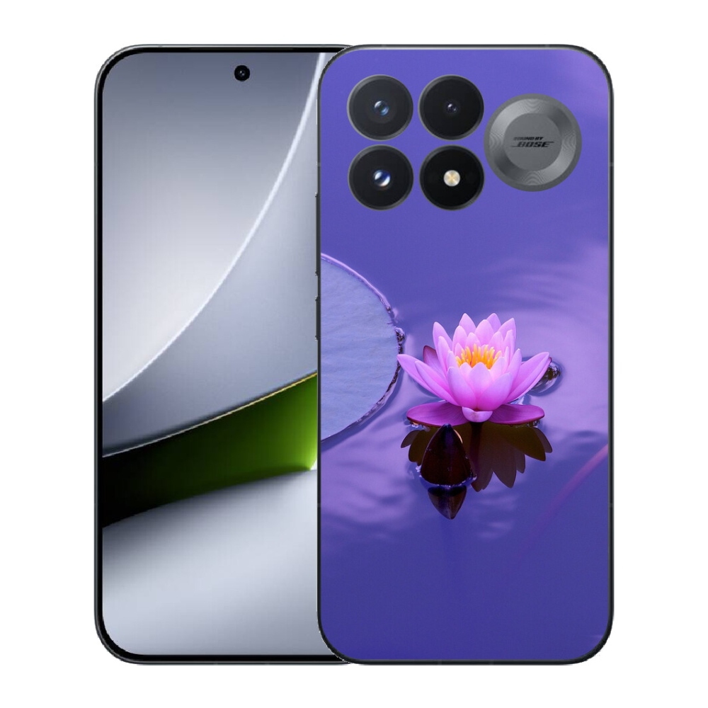 mmCase gélhuzat a Xiaomi Poco F9 Pro 5G-hez – virág a víz felszínén