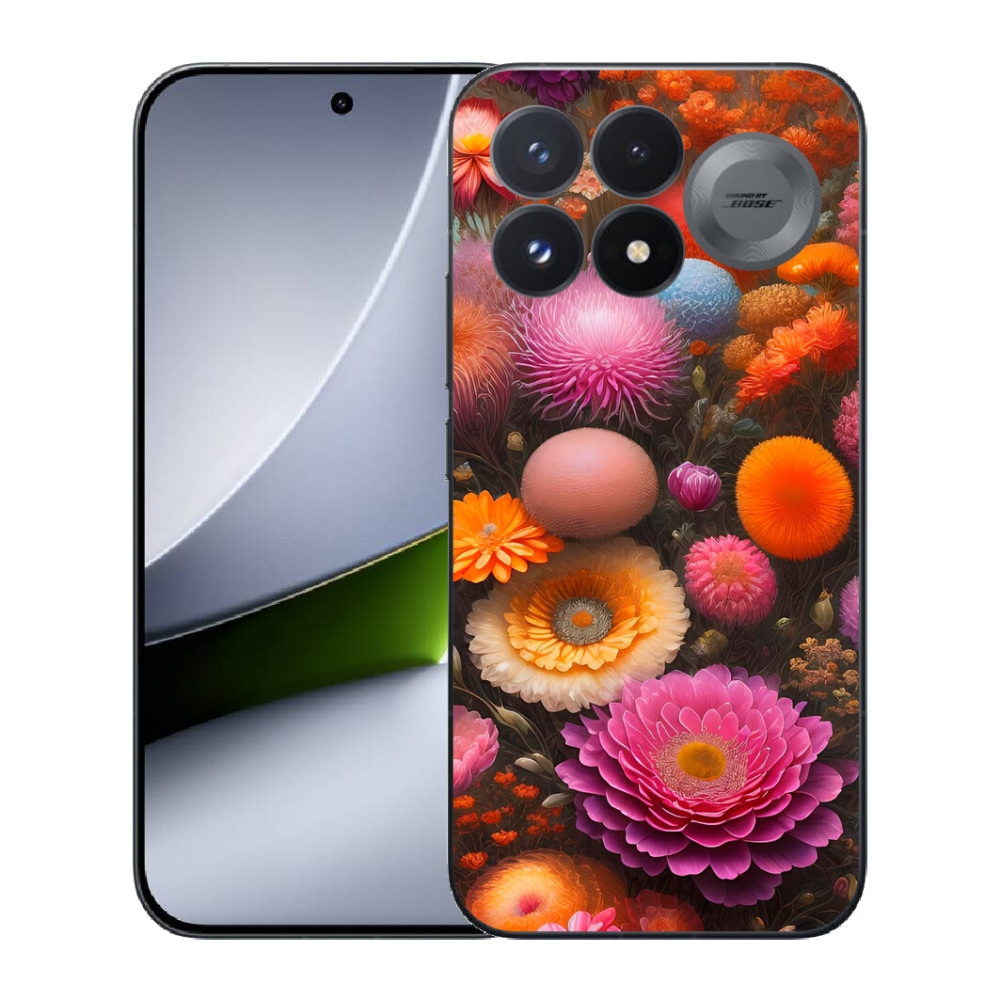 mmCase gél tok a Xiaomi Poco F9 Pro 5G-hez – virágkompozíció