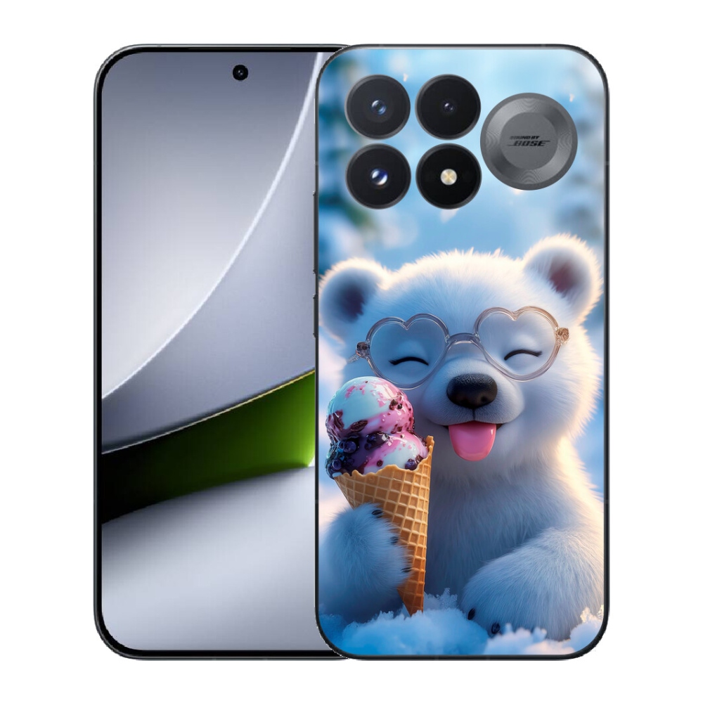 mmCase gél tok a Xiaomi Poco F9 Pro 5G-hez – mackó fagylalttal