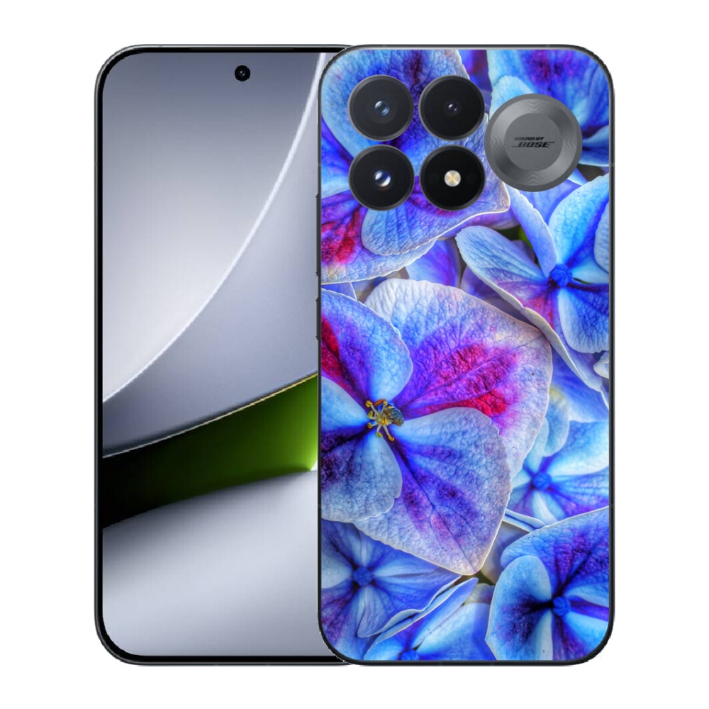 mmCase géltok a Xiaomi Poco F9 Pro 5G-hez – kék virágok 1