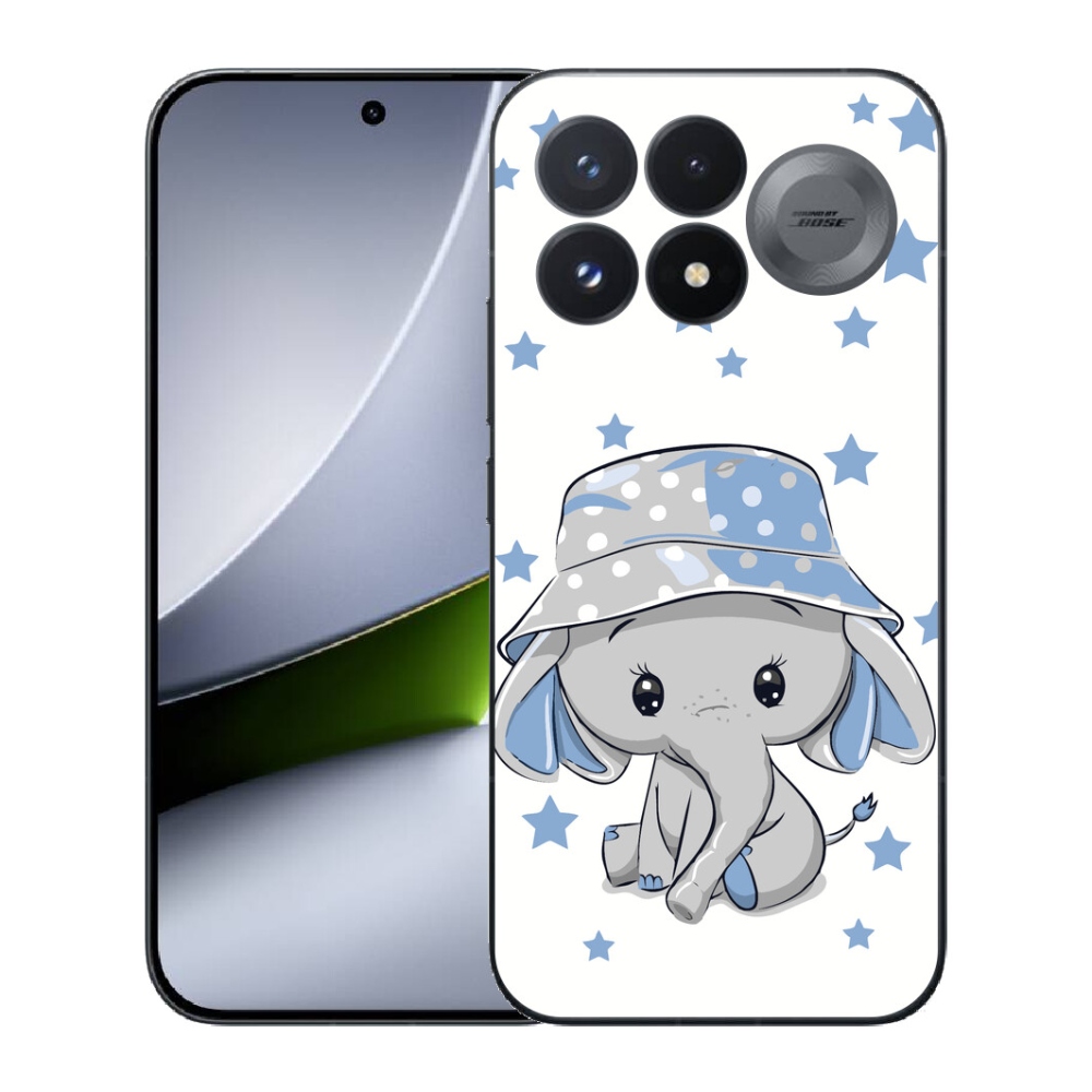 mmCase gél tok a Xiaomi Poco F9 Pro 5G-hez – kék elefánt
