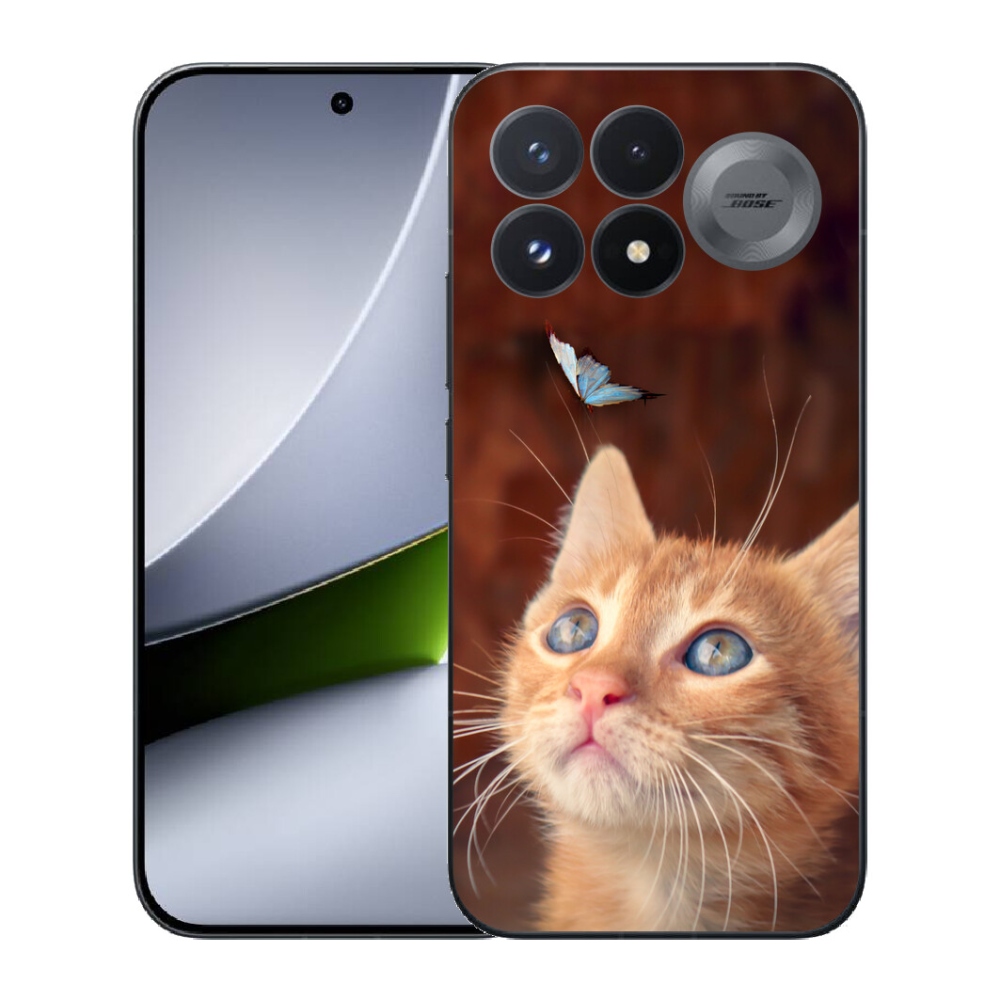 mmCase gél tok a Xiaomi Poco F9 Pro 5G-hez – pillangó és cica