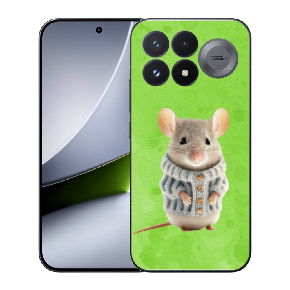 mmCase gélhuzat a Xiaomi Poco F9 Pro 5G-hez – egér pulóverben