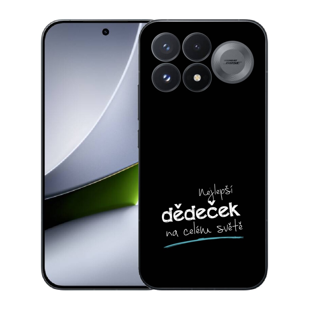 mmCase gél tok a Xiaomi Poco F9 Pro 5G-hez – a legjobb „nagypapa 3” fekete háttérrel