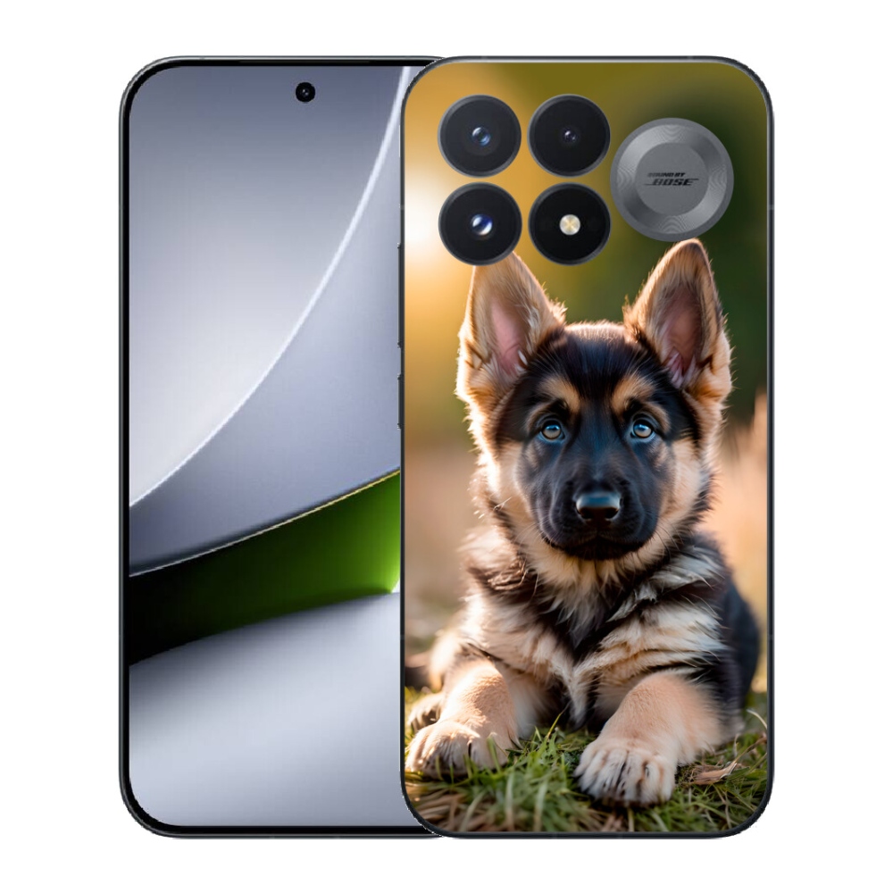 mmCase géltok a Xiaomi Poco F9 Pro 5G-hez – német juhászkutya a természetben