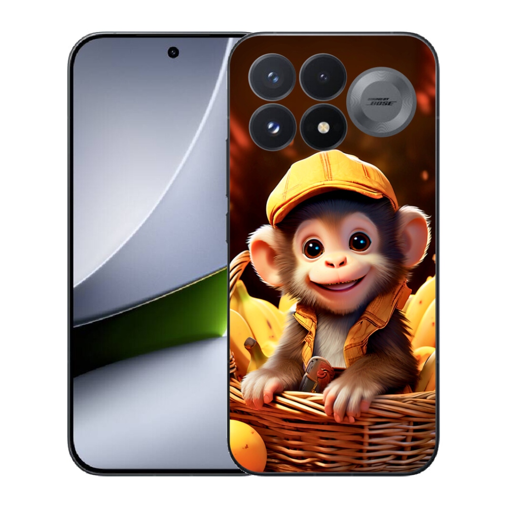 mmCase gél tok a Xiaomi Poco F9 Pro 5G-hez – majom a kosárban