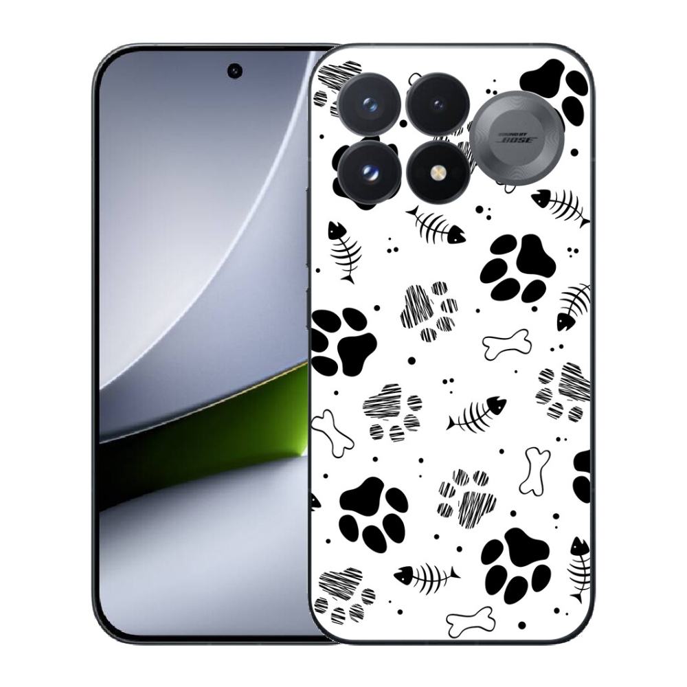 mmCase gél tok a Xiaomi Poco F9 Pro 5G-hez – kutyus mancsok 1