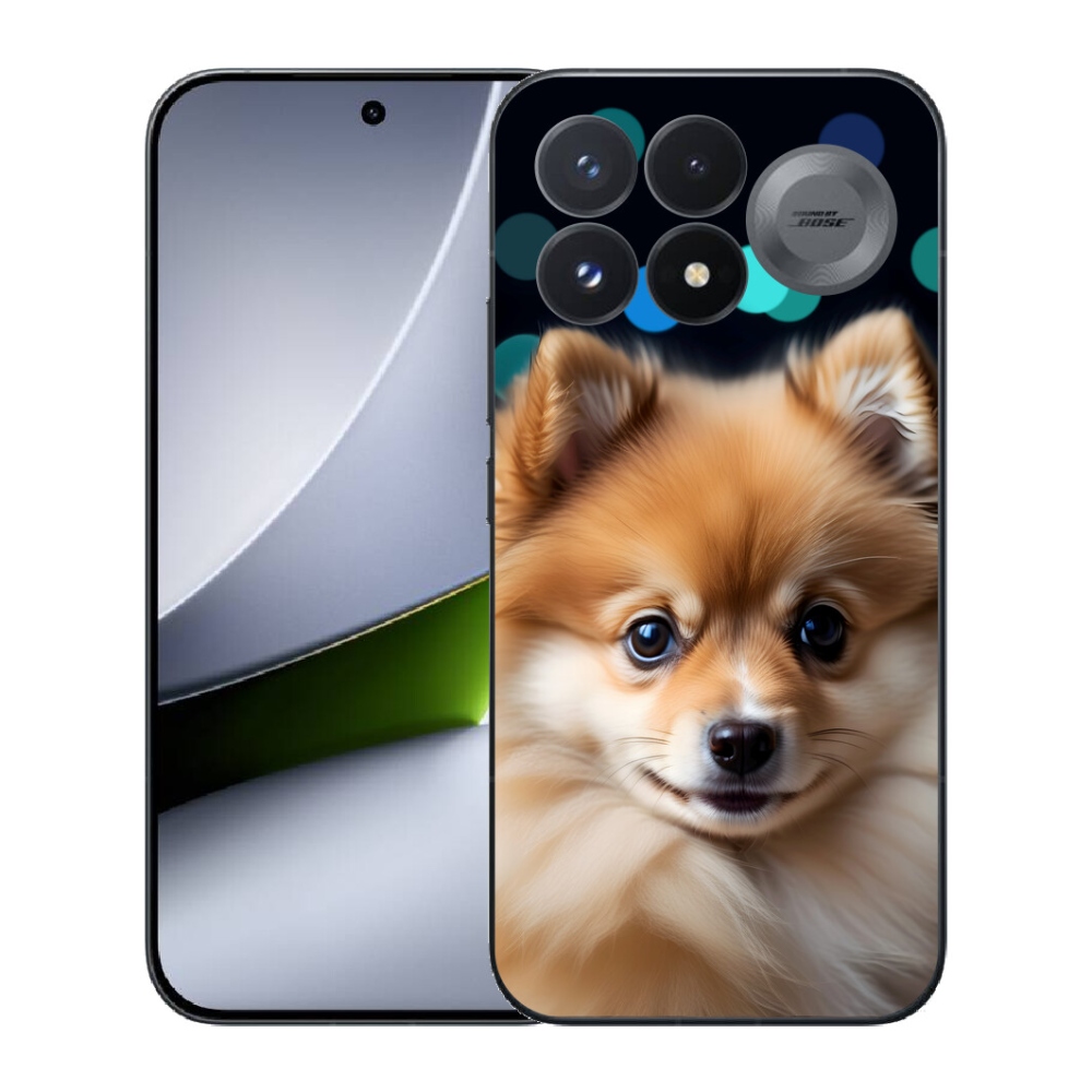 mmCase géltok a Xiaomi Poco F9 Pro 5G-hez – aranyos pomerániai kutyus