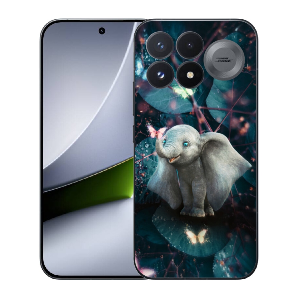 mmCase gél tok a Xiaomi Poco F9 Pro 5G-hez – aranyos elefánt