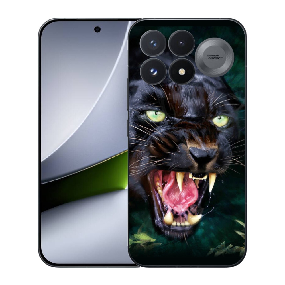 mmCase géltok a Xiaomi Poco F9 Pro 5G-hez – dühös fekete párduc
