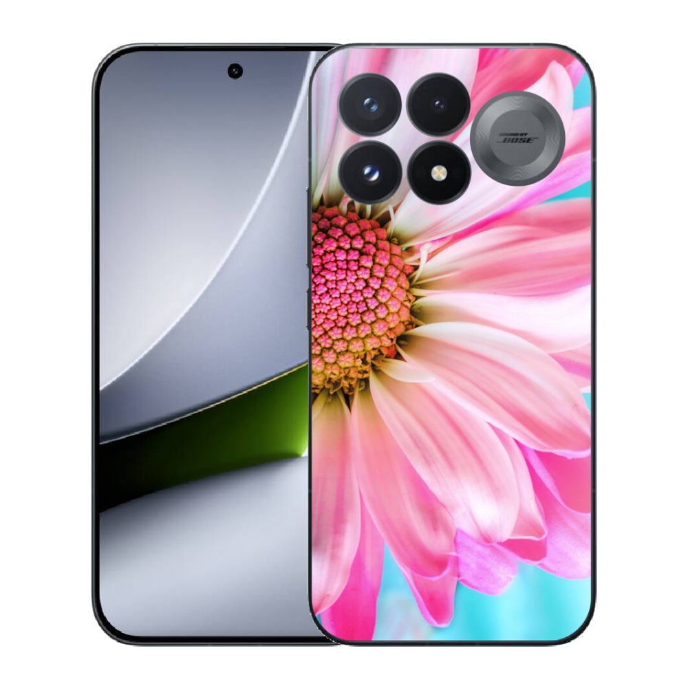 mmCase géltok a Xiaomi Poco F9 Pro 5G-hez – rózsaszín virág