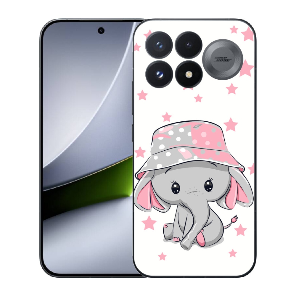 mmCase géltok a Xiaomi Poco F9 Pro 5G-hez – rózsaszín elefánt
