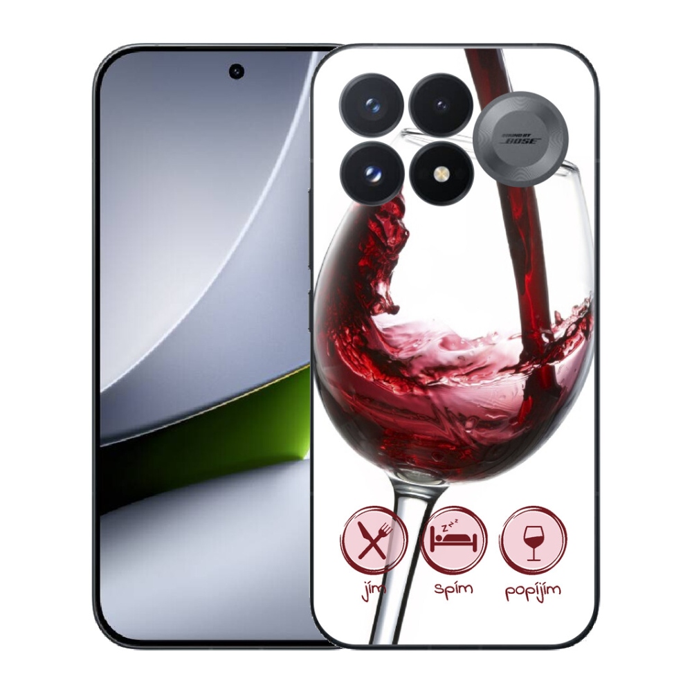 mmCase géltok a Xiaomi Poco F9 Pro 5G-hez – egy pohár vörösbor