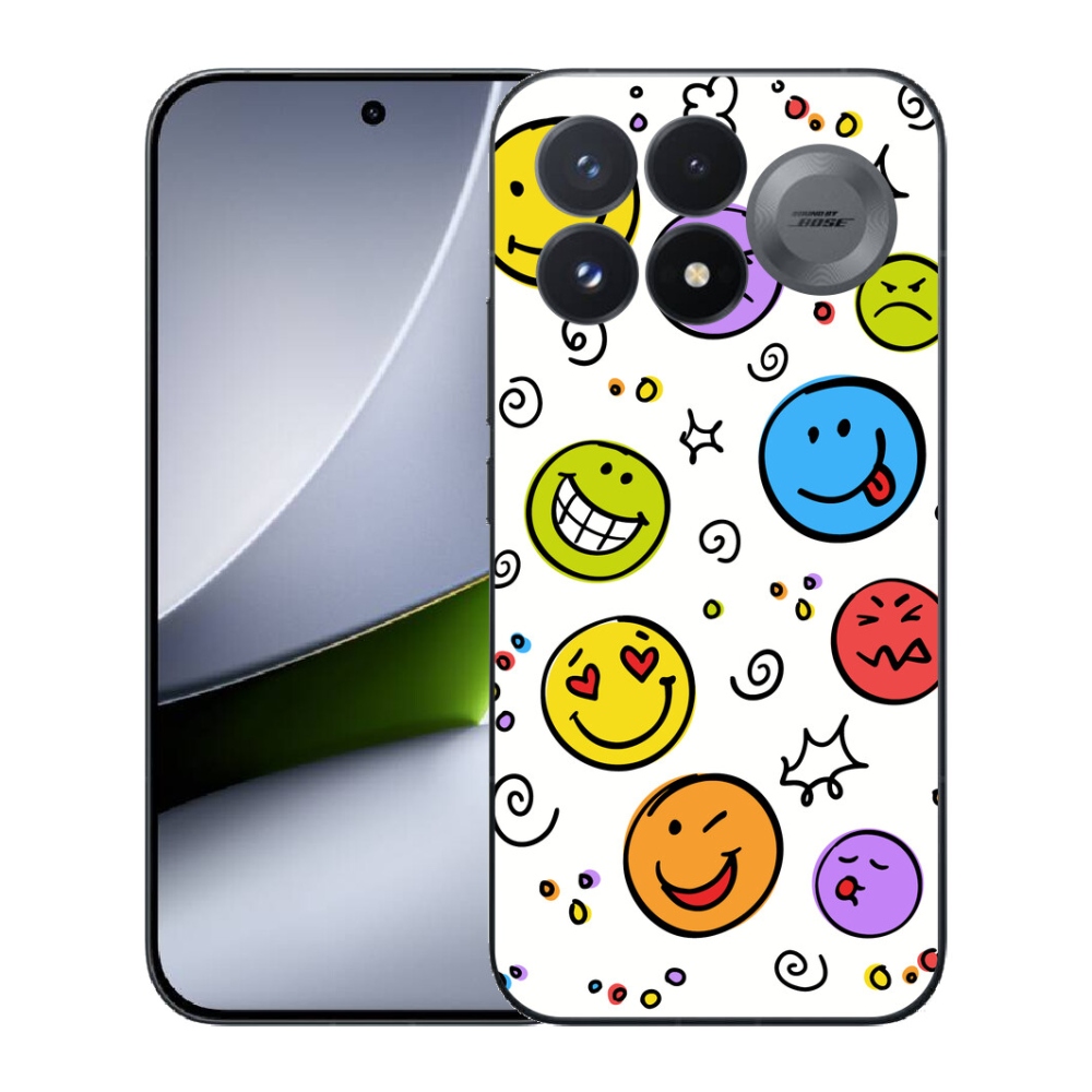 mmCase gél tok a Xiaomi Poco F9 Pro 5G-hez – smiley-k