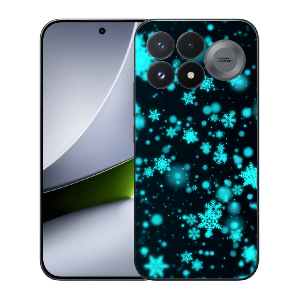 mmCase gél tok a Xiaomi Poco F9 Pro 5G-hez – hópelyhek 1