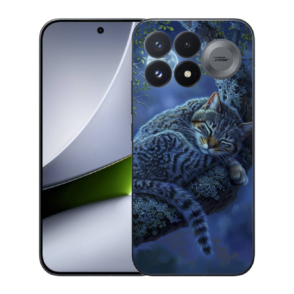 mmCase gél tok a Xiaomi Poco F9 Pro 5G-hez – alvó macska
