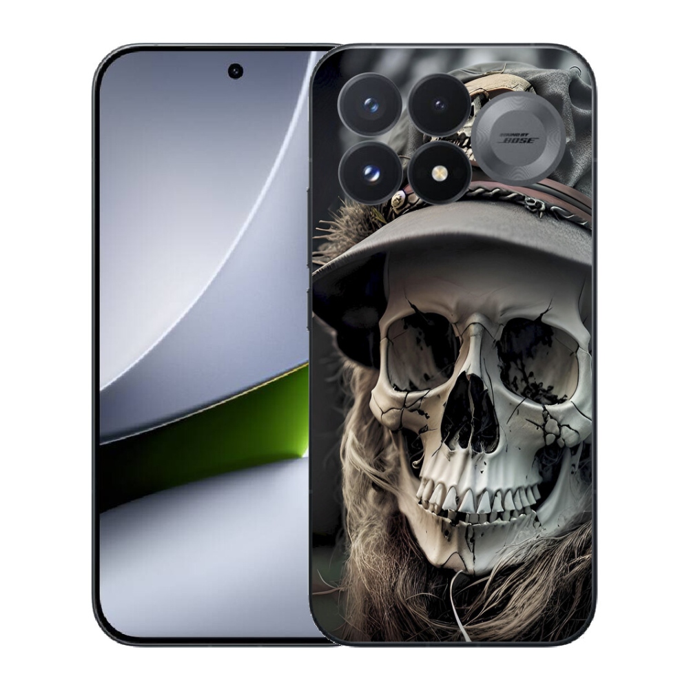 mmCase géltok a Xiaomi Poco F9 Pro 5G-hez – sötét koponya