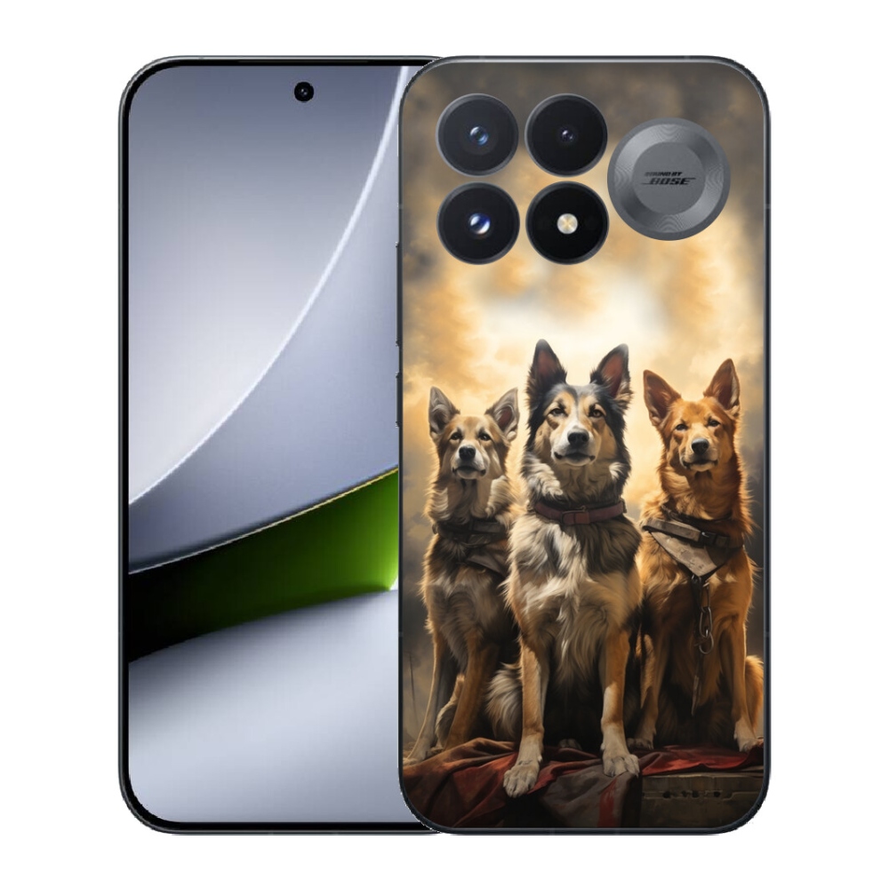 mmCase géltok a Xiaomi Poco F9 Pro 5G-hez – három kutya
