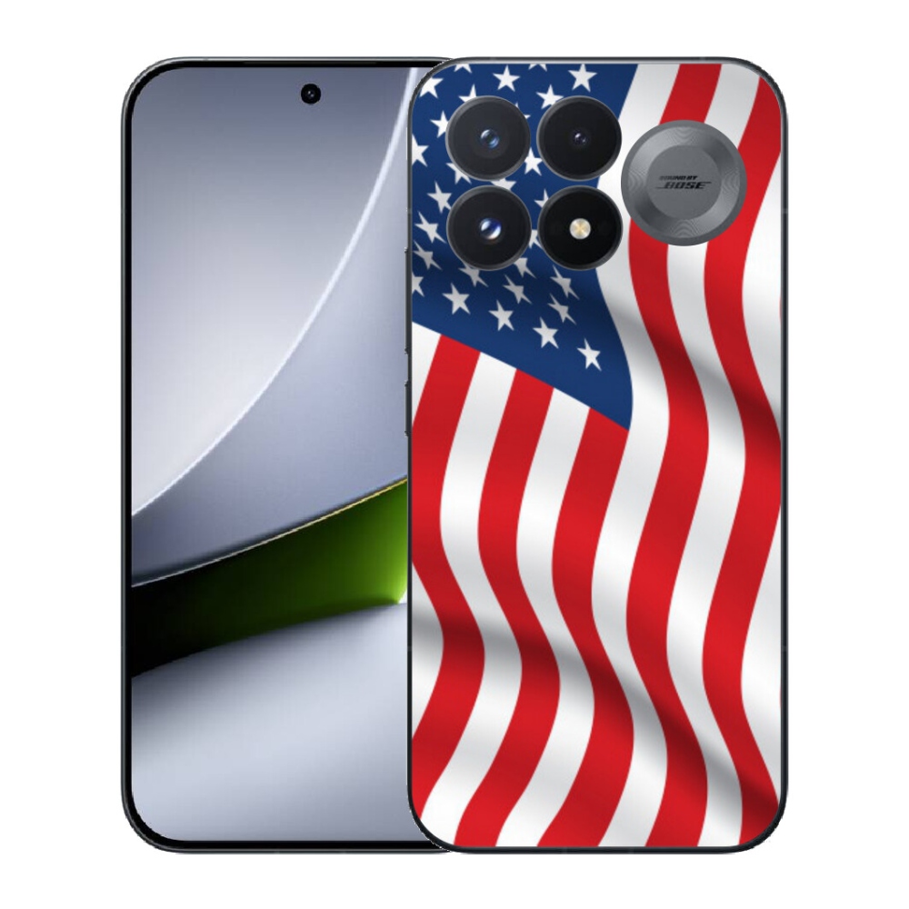 mmCase géltok a Xiaomi Poco F9 Pro 5G-hez – amerikai zászló