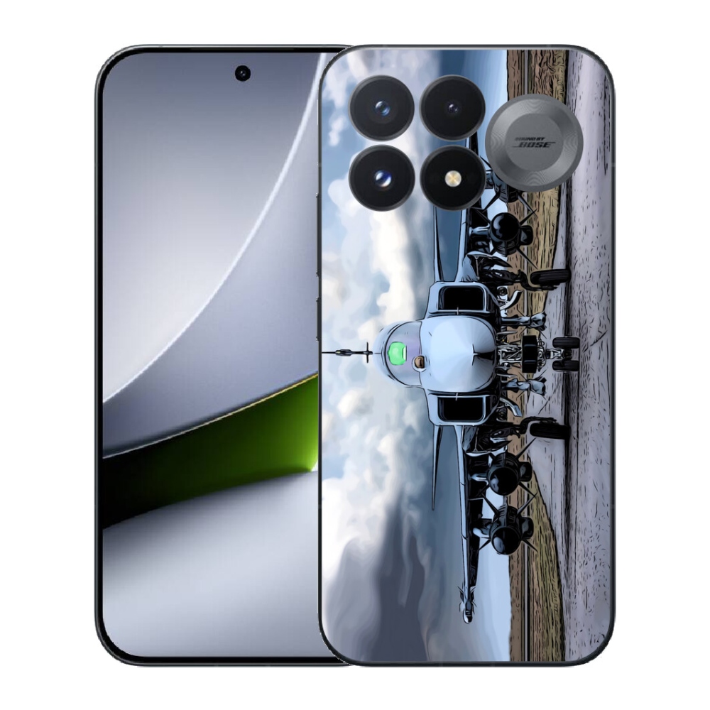 mmCase géltok a Xiaomi Poco F9 Pro 5G-hez – katonai repülőgép