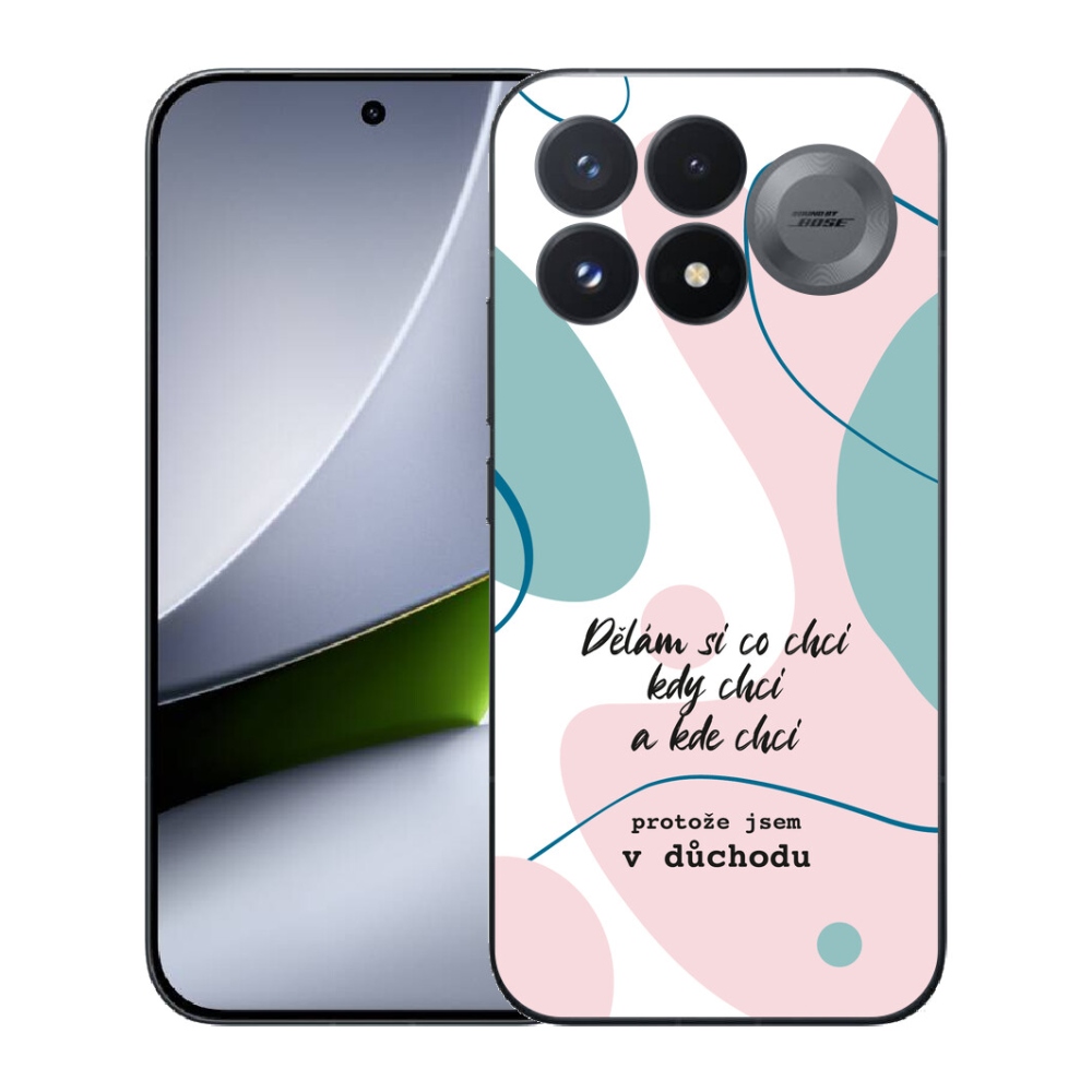 mmCase géltok a Xiaomi Poco F9 Pro 5G-hez – vicces felirat, 10 fehér háttér