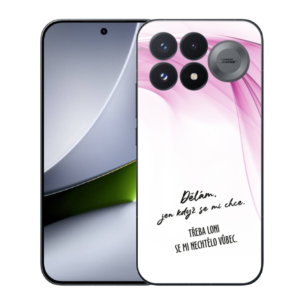 mmCase géltok a Xiaomi Poco F9 Pro 5G-hez – vicces felirat, 12 fehér háttérrel