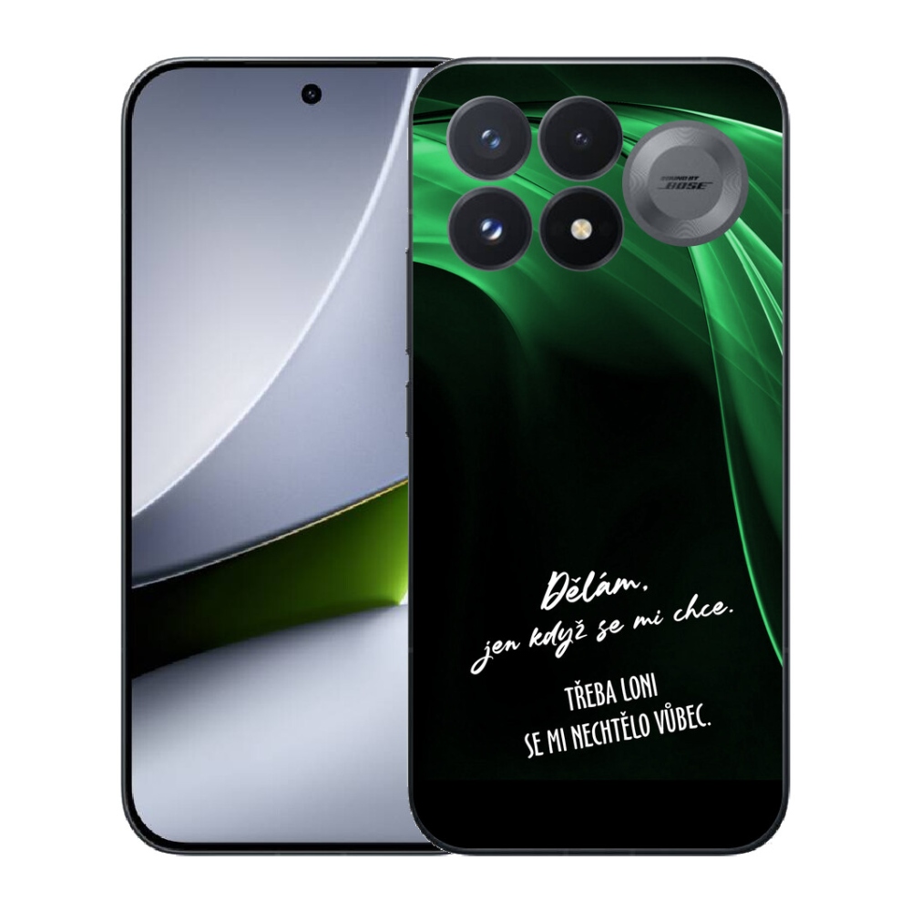 mmCase géltok a Xiaomi Poco F9 Pro 5G-hez – vicces felirat, 12 fekete háttér