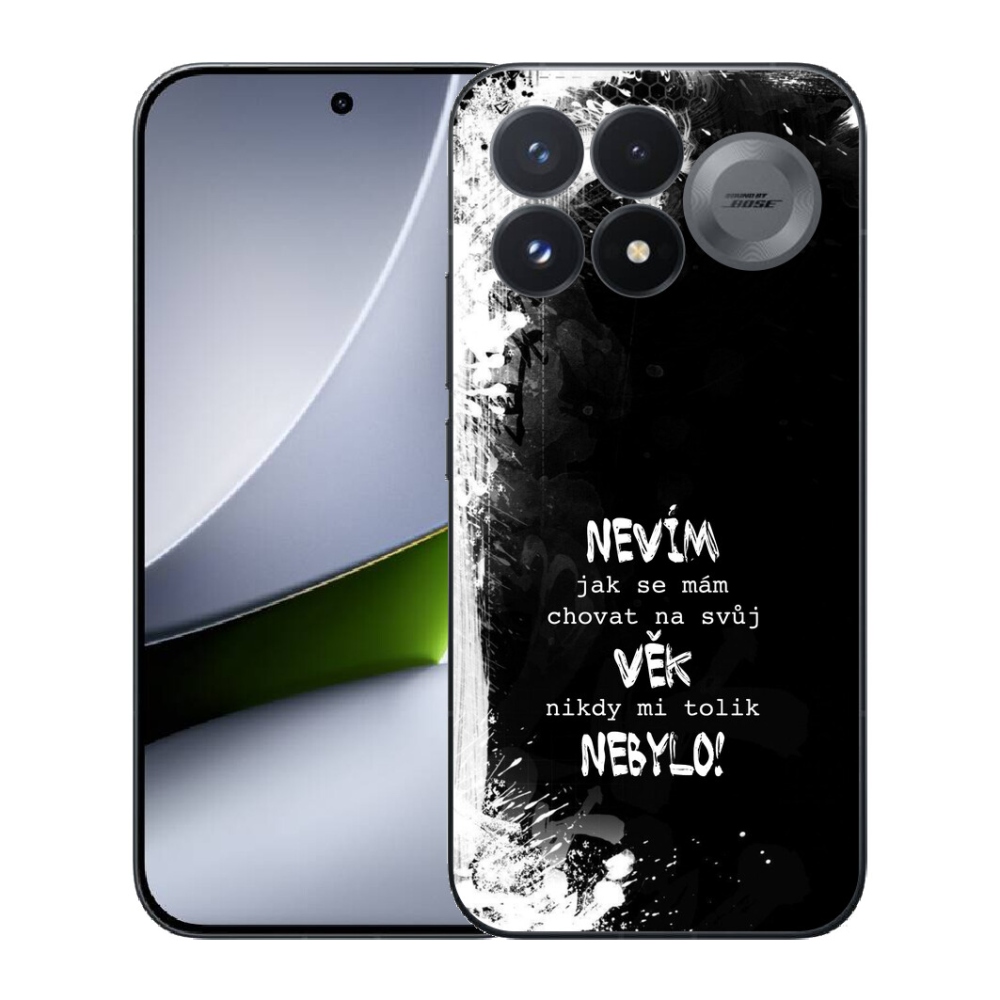 mmCase géltok a Xiaomi Poco F9 Pro 5G-hez – vicces felirat, 14, fekete háttér