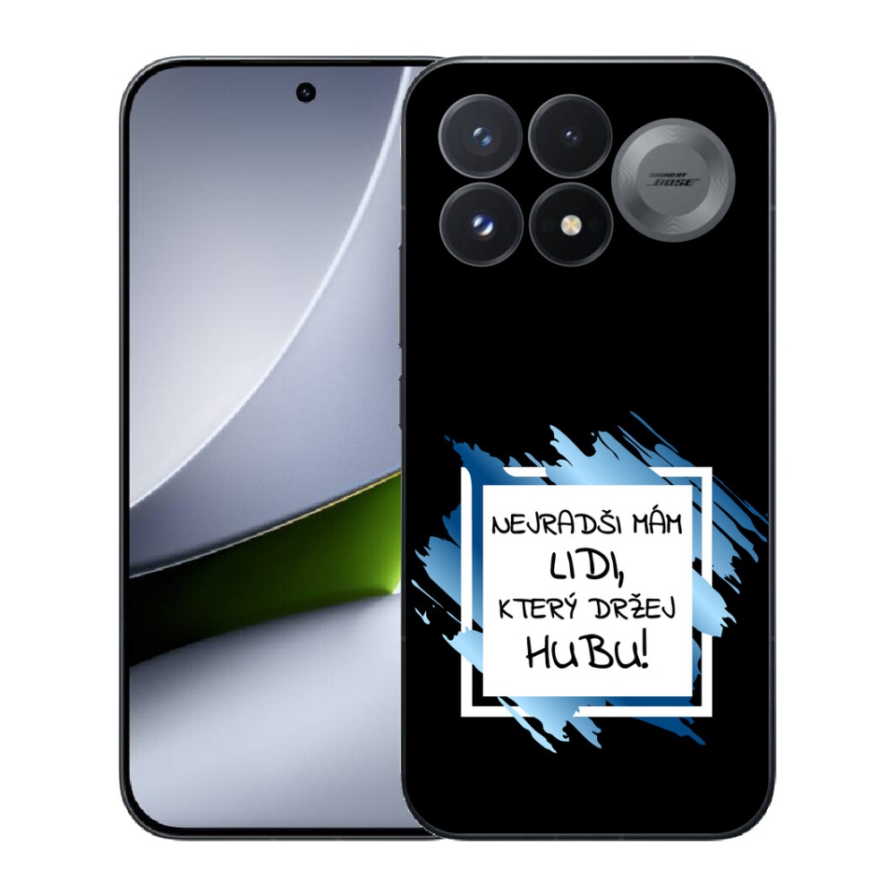 mmCase géltok a Xiaomi Poco F9 Pro 5G-hez – vicces felirat, 7 fekete-fehér háttér
