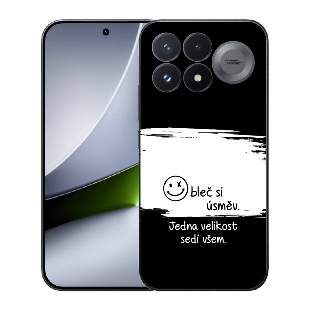 mmCase gél tok a Xiaomi Poco F9 Pro 5G-hez – vicces felirat, 8 fekete-fehér háttér