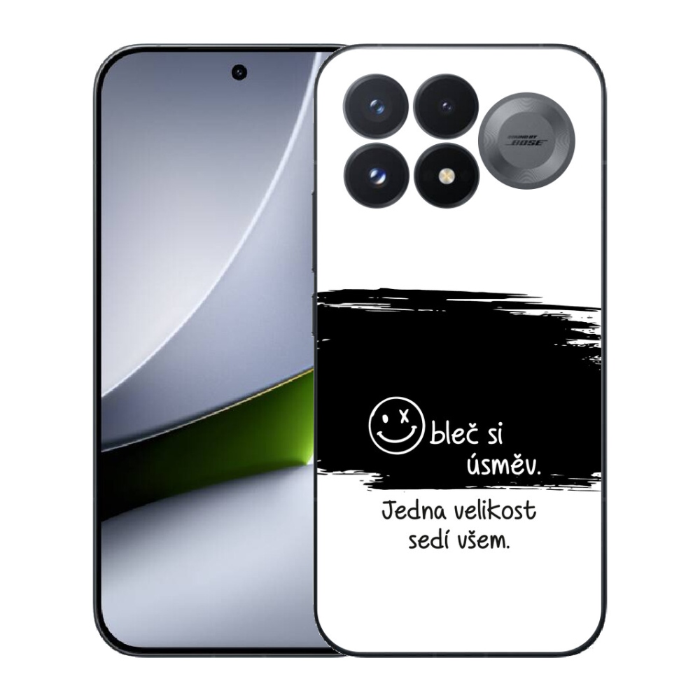 mmCase géltok a Xiaomi Poco F9 Pro 5G-hez – vicces felirat, 8 fekete-fehér háttér