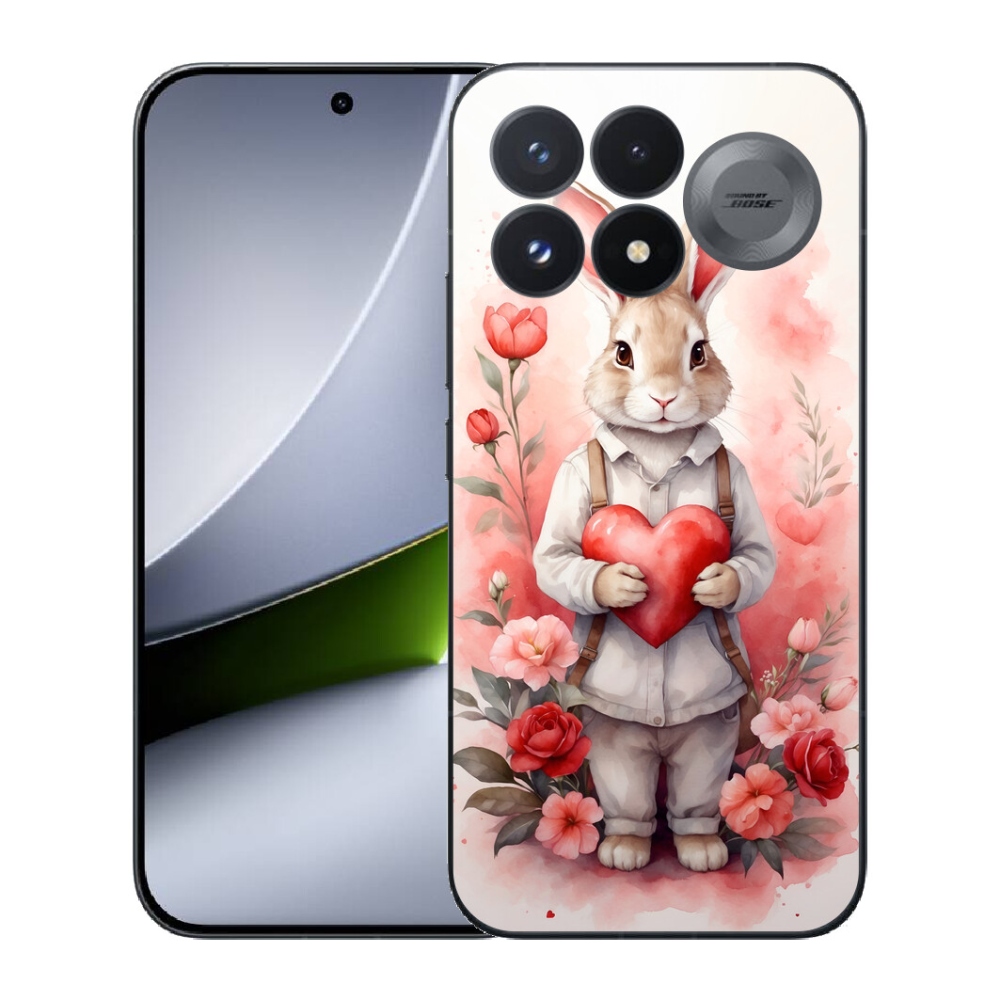mmCase gél tok a Xiaomi Poco F9 Pro 5G-hez – nyuszi szívecskével