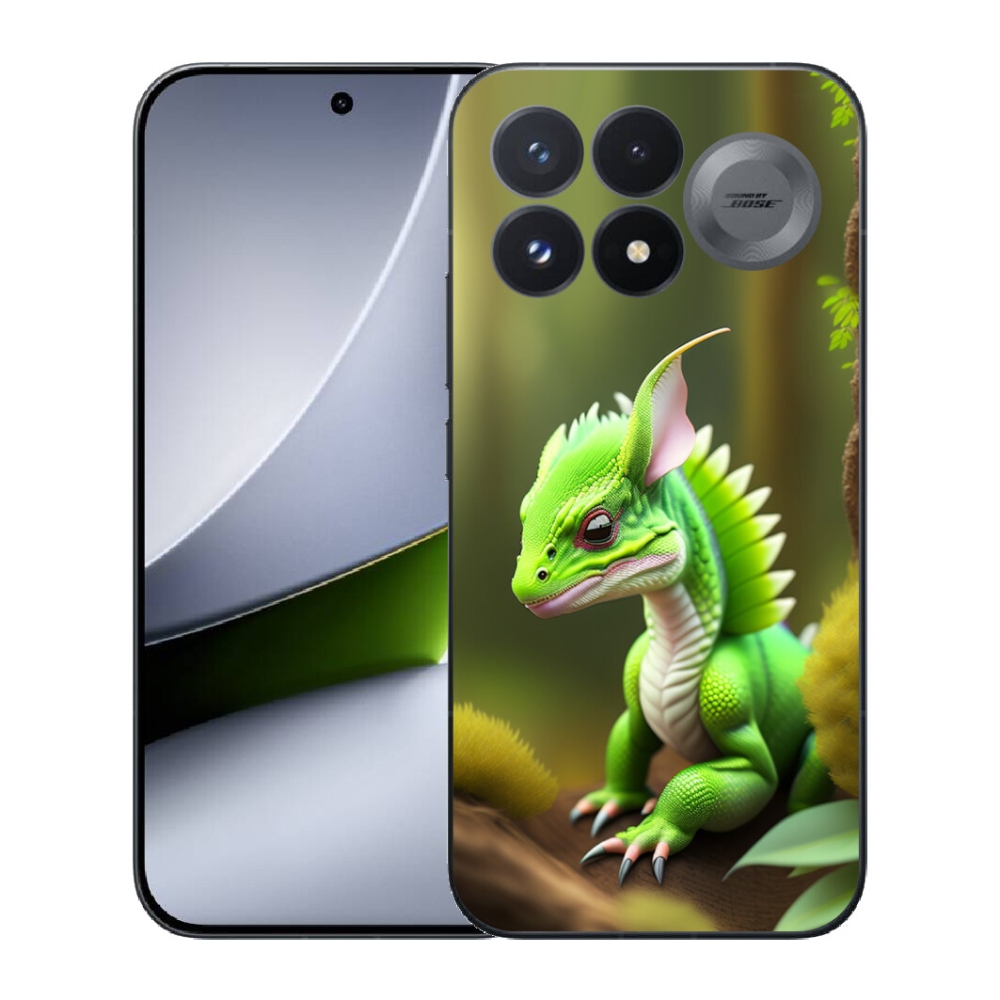 mmCase géltok a Xiaomi Poco F9 Pro 5G-hez – zöld sárkány