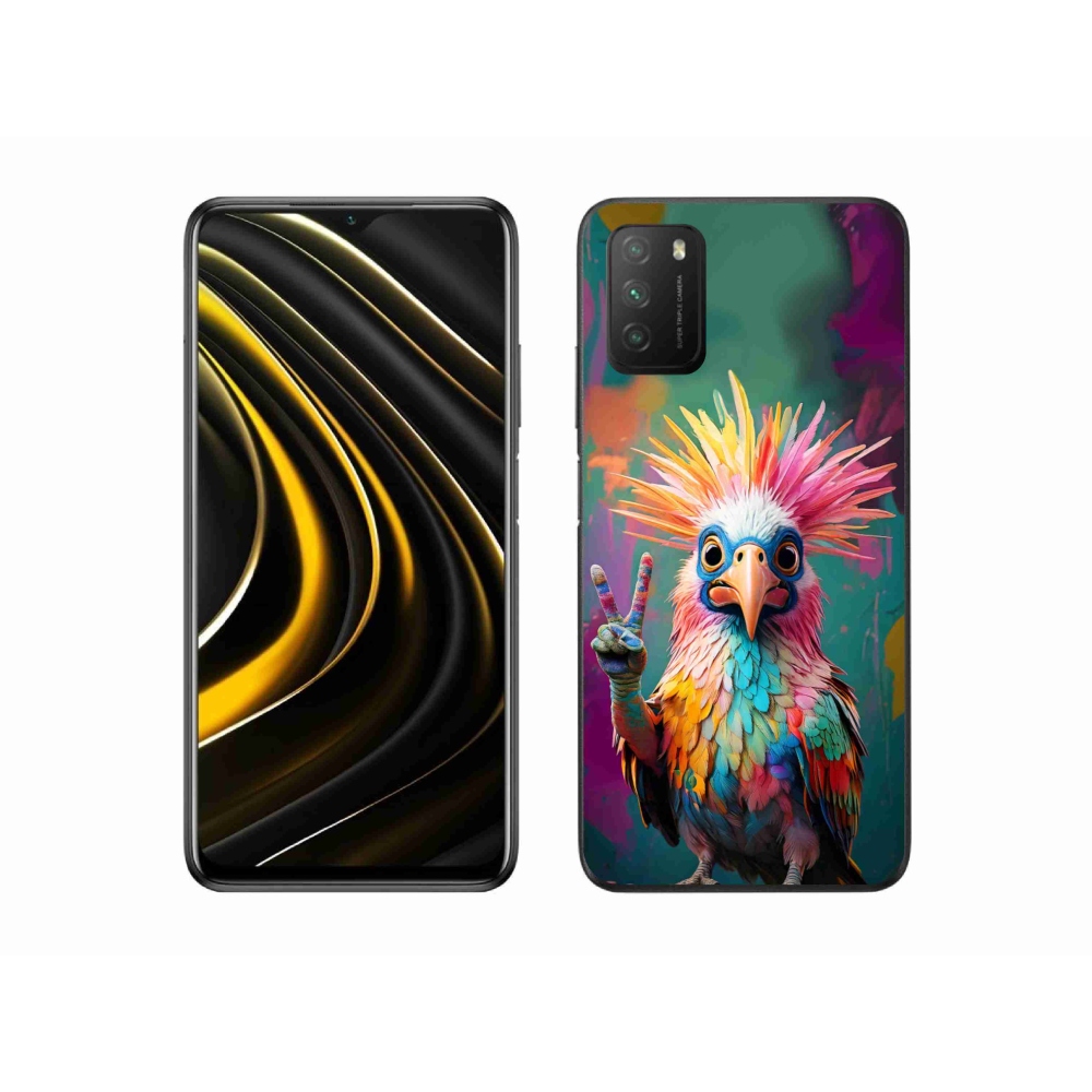Gél borító mmCase a Xiaomi Poco M3-hoz - színes lázadó