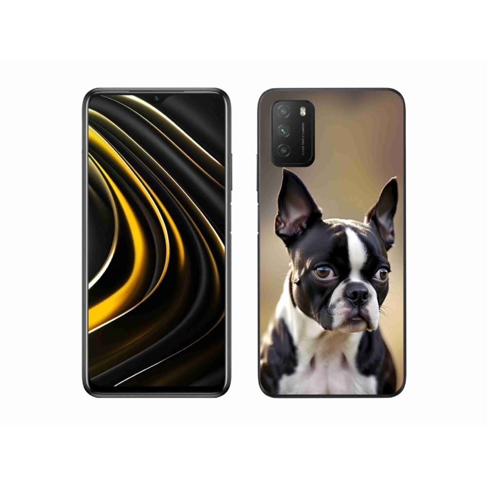 Gél borítás mmCase a Xiaomi Poco M3-hoz - Boston Terrier