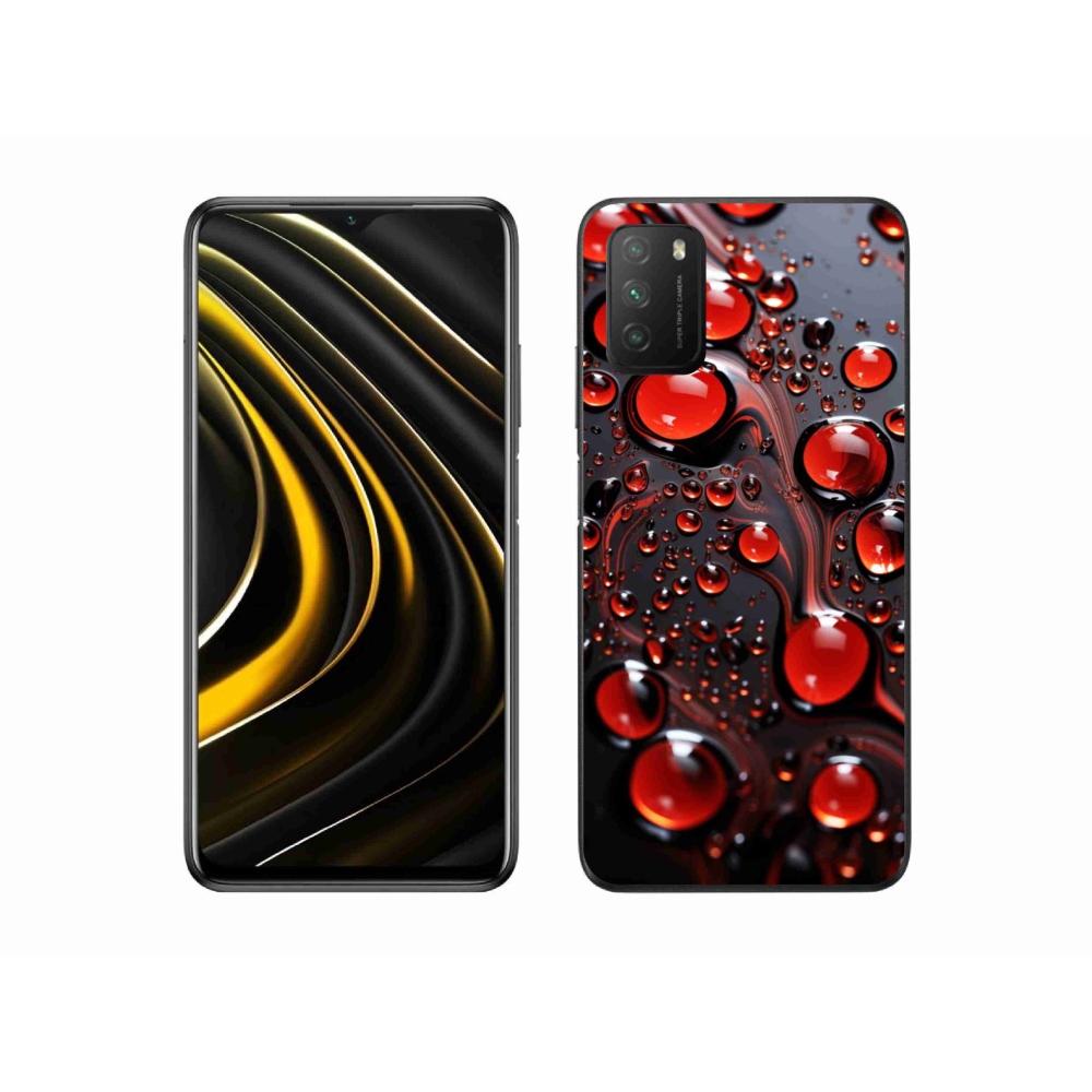 Gél borítás mmCase a Xiaomi Poco M3-hoz - piros csepp 2