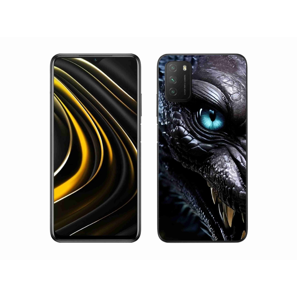 Gél borítás mmCase a Xiaomi Poco M3-hoz - sárkány nézet