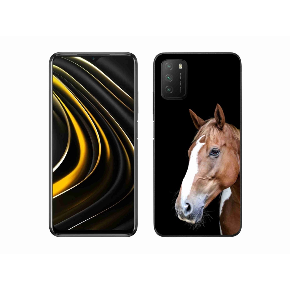 Gél borítás mmCase a Xiaomi Poco M3-hoz - barna ló 3