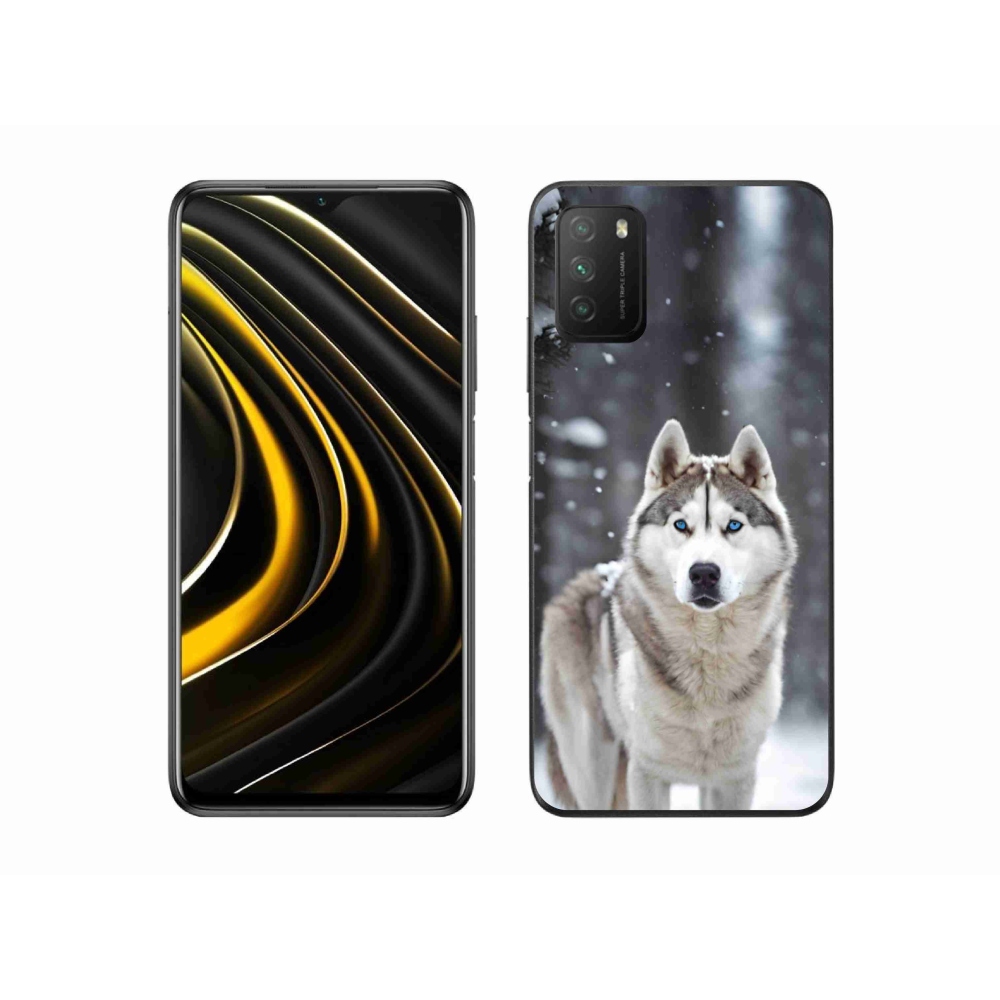 Gél borítás mmCase a Xiaomi Poco M3-hoz - husky 2