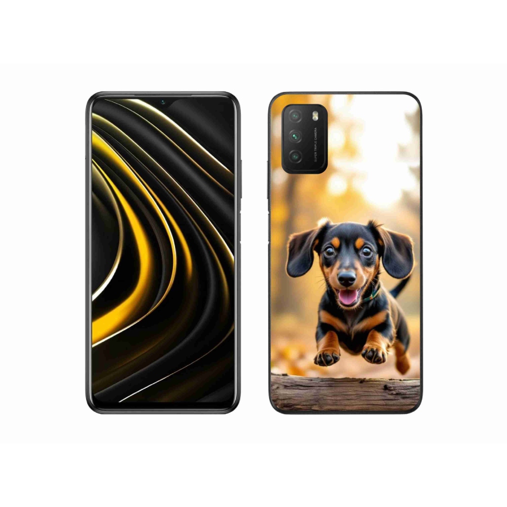 Gél borítás mmCase a Xiaomi Poco M3-hoz - tacskó 2