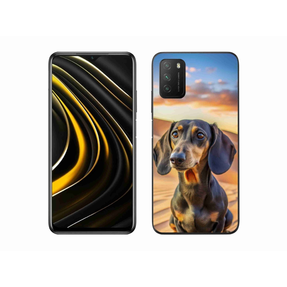 Gél borítás mmCase a Xiaomi Poco M3-hoz - tacskó 3