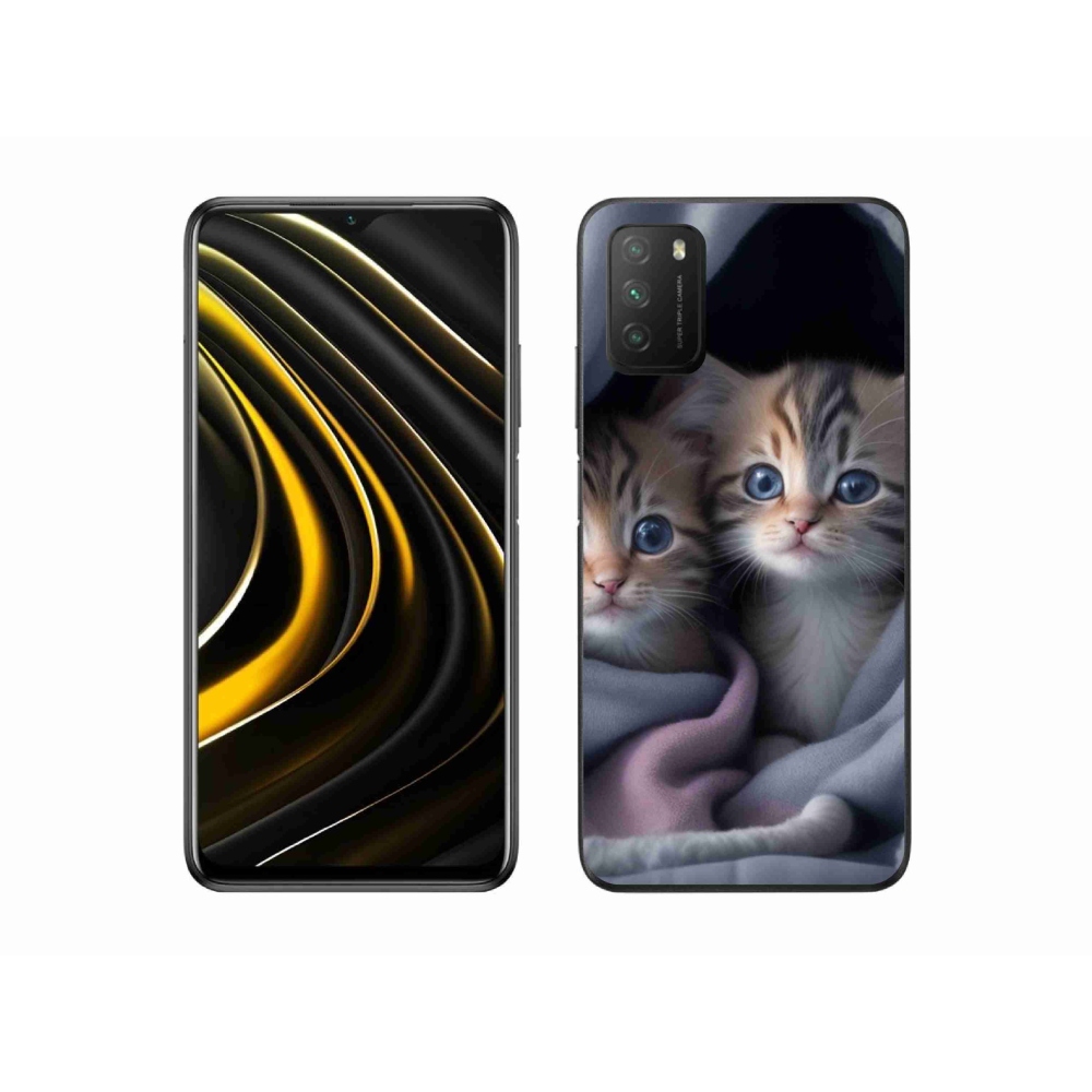 Gél borítás mmCase a Xiaomi Poco M3 - cat duo 2 számára