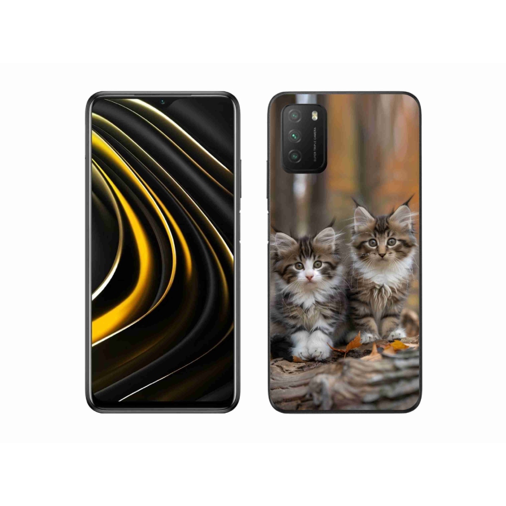 Gél borítás mmCase a Xiaomi Poco M3 - cat duo 3 számára