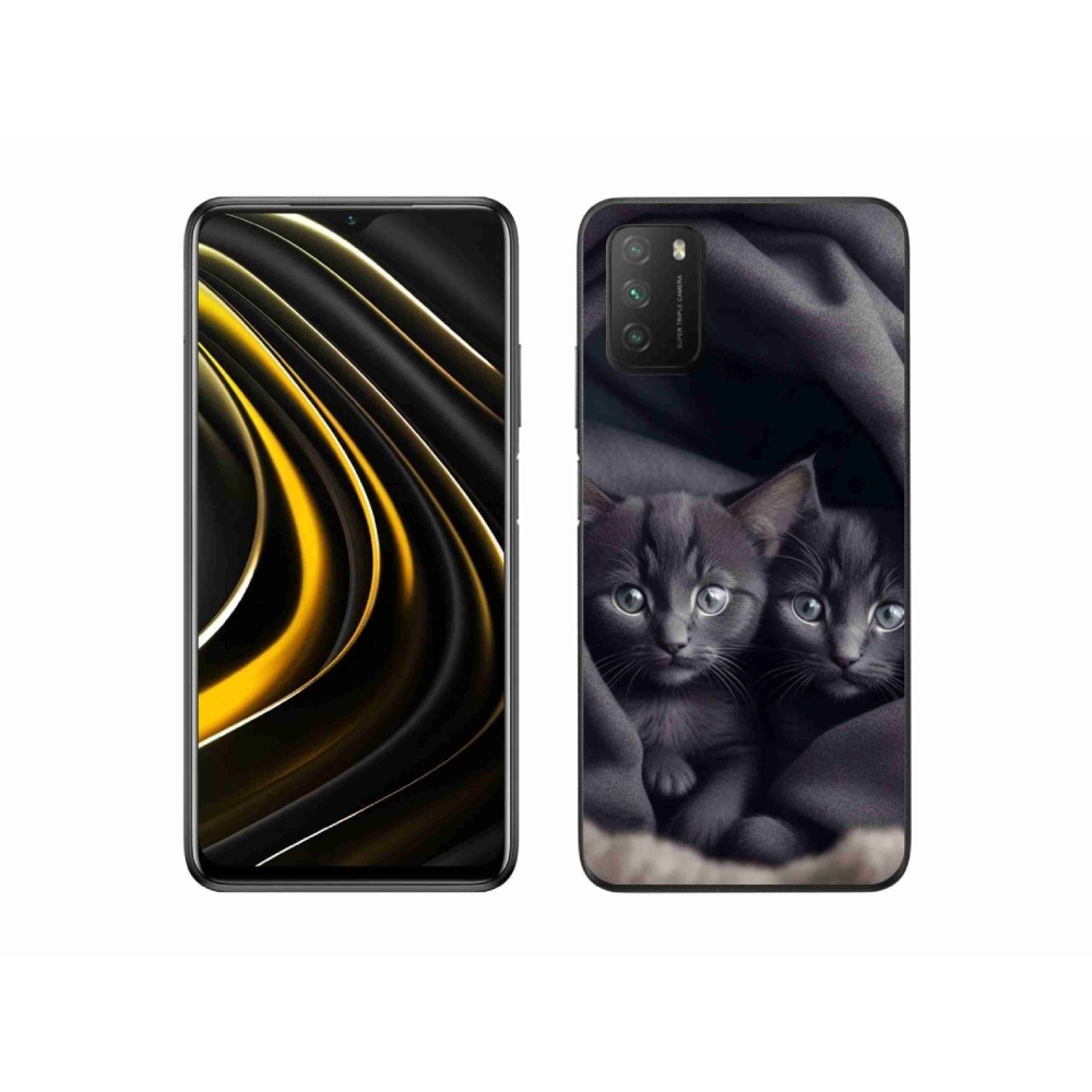 Gél borítás mmCase a Xiaomi Poco M3-hoz - cat duo