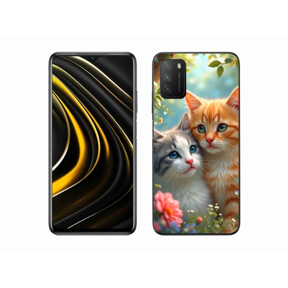 Gél borítás mmCase a Xiaomi Poco M3-hoz - macskaszerelem 2