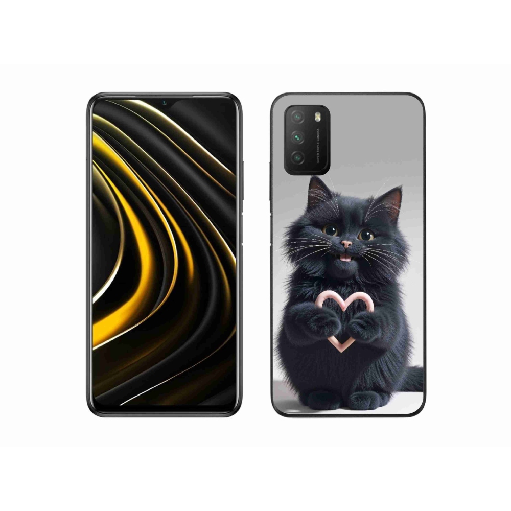 Gél borítás mmCase a Xiaomi Poco M3-hoz - macskaszerelem 3