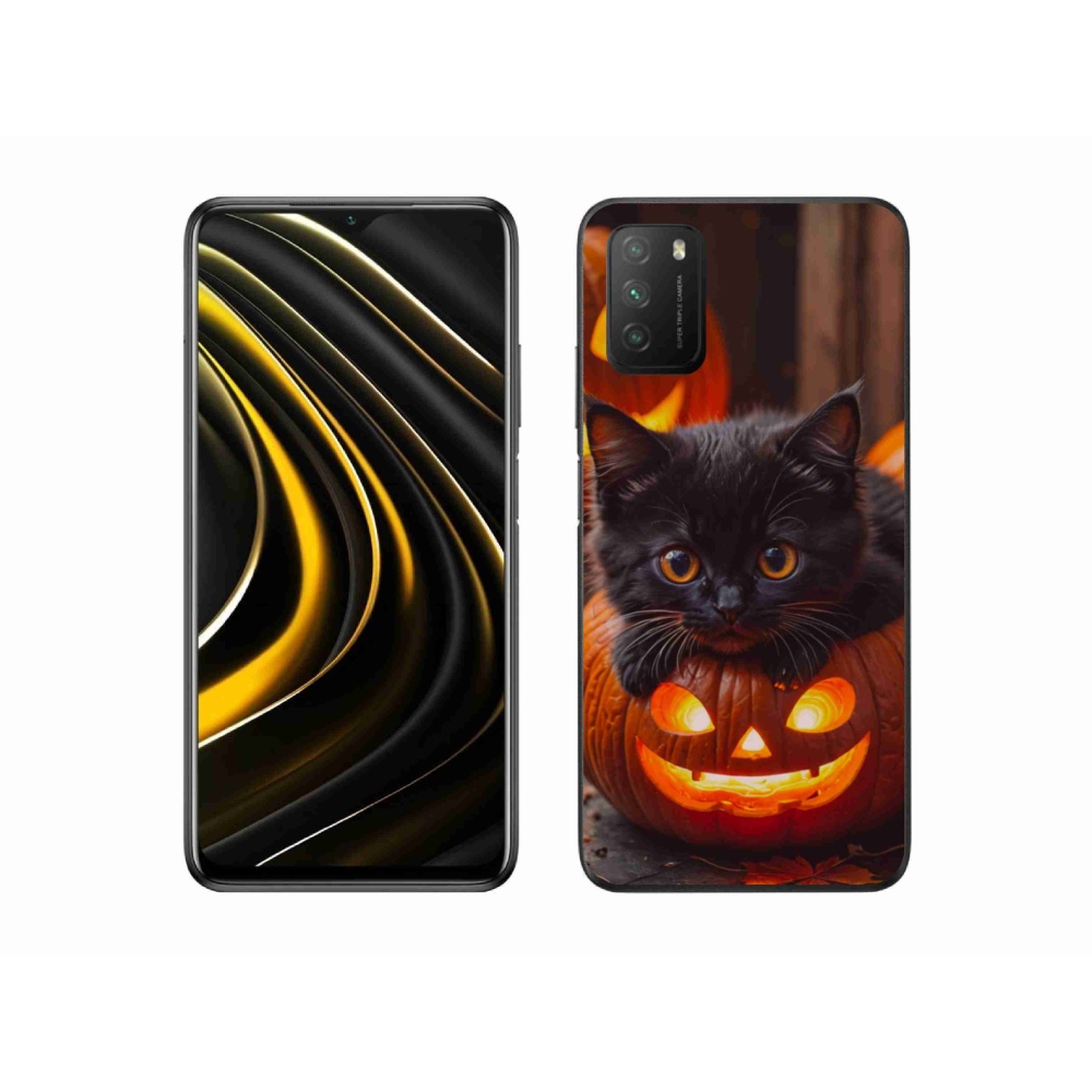 Gél borítás mmCase a Xiaomi Poco M3-hoz - cica és tök