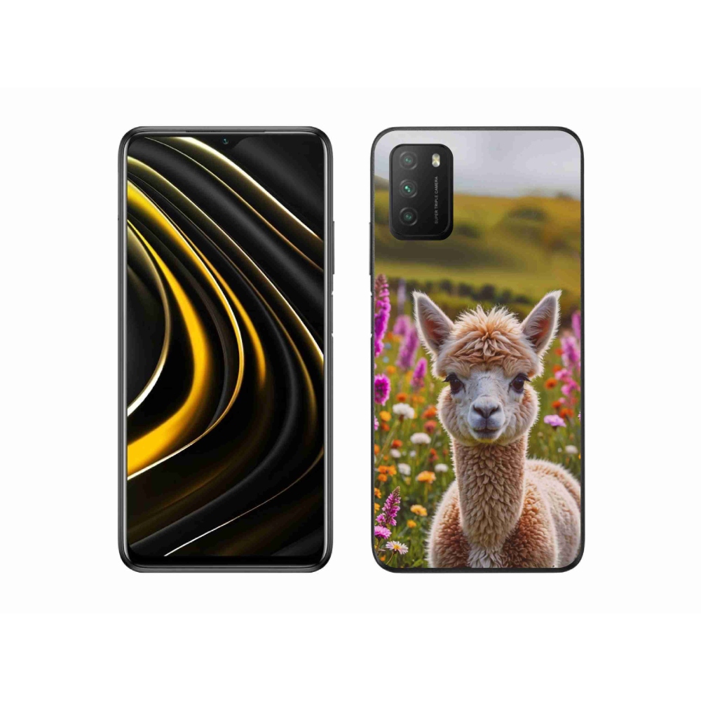 Gél borítás mmCase a Xiaomi Poco M3-hoz - láma a réten
