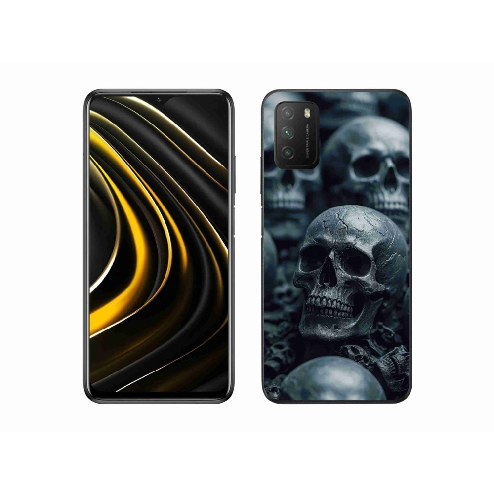 Gél borítás mmCase a Xiaomi Poco M3-hoz - koponya 2